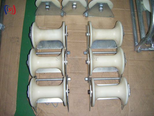Pithead Cable Roller Pulley SH130S 10KN Cable Pulling Sheaves
