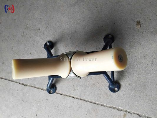 Nylon Corner Cable Turning Roller One Way Construction Works Stringing