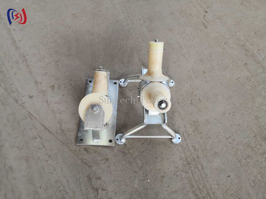 Nylon Corner Cable Turning Roller One Way Construction Works Stringing