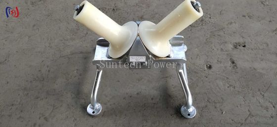 Nylon Corner Cable Turning Roller One Way Construction Works Stringing