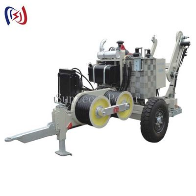 Hydraulic Cable Puller Machine 30KN-420KN Heavy Duty Cable Pulling Equipment