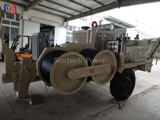 Hydraulic Cable Puller Machine 30KN-420KN Heavy Duty Cable Pulling Equipment