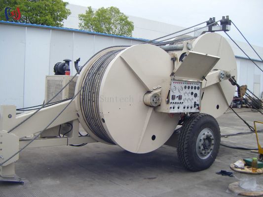 1 X 180KN Hydraulic Traction Equipment Overhead Line Stringing Equipment