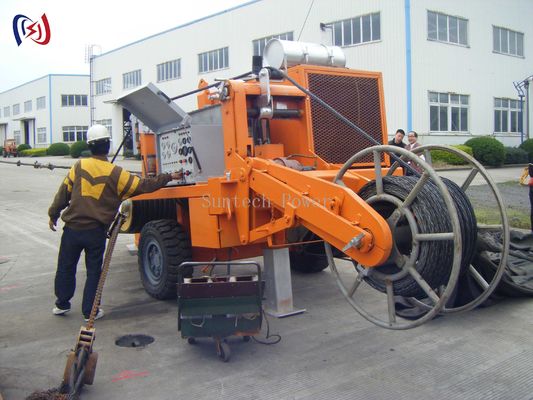 Underground Cable Pulling Machine 25KN-350KN Fiber Cable Pulling Machine