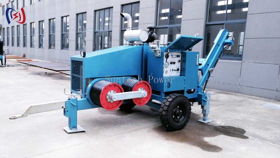 Underground Cable Pulling Machine 25KN-350KN Fiber Cable Pulling Machine