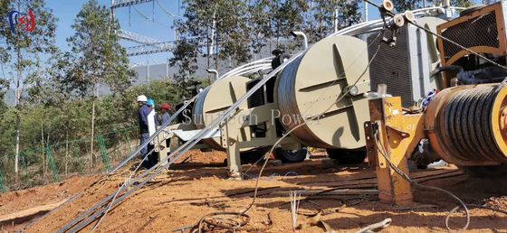 Hydraulic Cable Puller 7.5KN-40KN Conductor Stringing Machine