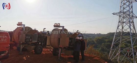 Hydraulic Cable Puller 7.5KN-40KN Conductor Stringing Machine