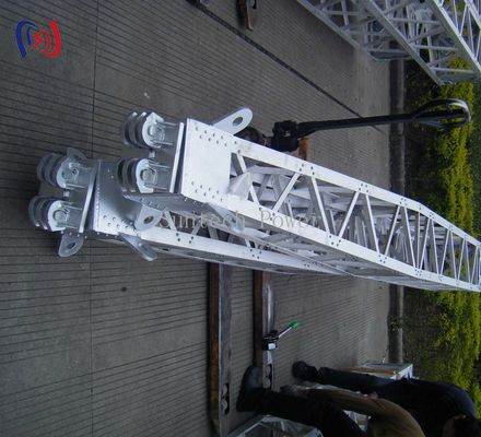 A Shape Lattice Gin Pole Stringing Tools In Tower Erection Tools