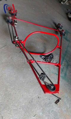 Inspection Trolleys And OVerhead Lines Bicyles For Two Bundle Conductors