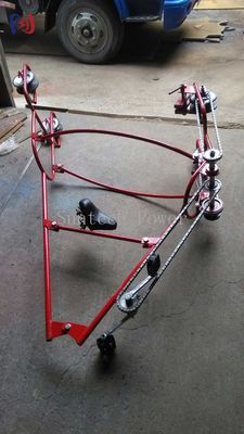 Inspection Trolleys And OVerhead Lines Bicyles For Two Bundle Conductors