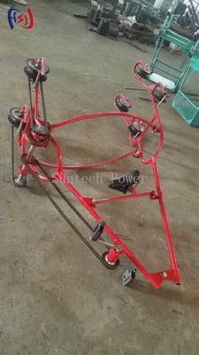 Inspection Trolleys And Overhead Lines Bicycles For Four Bundle Conductors