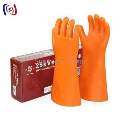 Insulated Gloves Straight Cuff Rubber Latex Insulating Electric Gloves