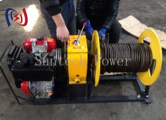 Portable Cable Pulling Winch Compact For Utility Telecom Line Installation​