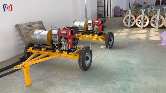 ​​Cable Pulling Winch Ergonomic System For Utility And Telecom Projects