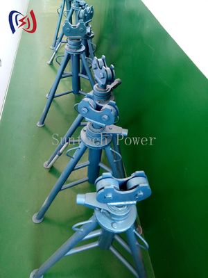 Mechanical Hydraulic Cable Drum Stand 10KN - 50KN Cable Reel Jack Stands