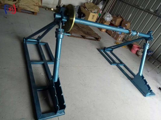 Detachable 100KN Cable Reel Stand Cable Drum Reel Cable Roller Stand To Release Wire