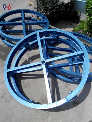 Vertical Cable Reel Stand 10KN-70KN Turntable Device Cable Drum Stand