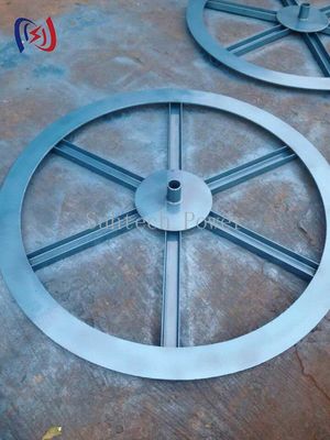 Vertical Cable Reel Stand 10KN-70KN Turntable Device Cable Drum Stand