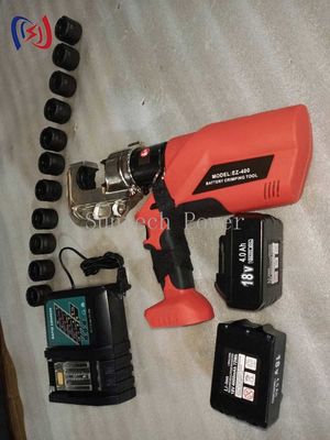 18V Battery Hydraulic Crimping Tool 60KN-250KN Hydraulic Battery Cable Crimper