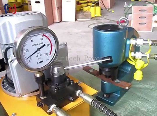 Portable Hydraulic Punching Kit With Interchangeable Die Sets