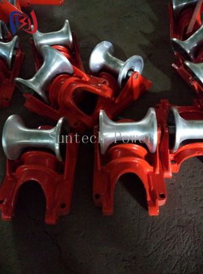 5KN Load Underground Cable Roller 150mm Casting Aluminum Carrier