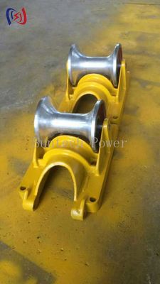 5KN Load Underground Cable Roller 150mm Casting Aluminum Carrier