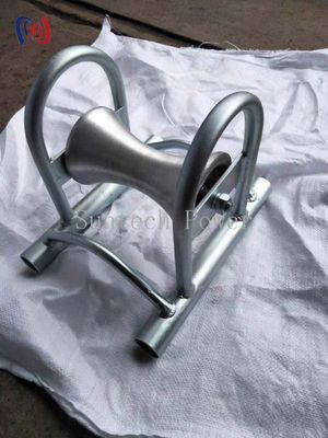 5KN 8.5KG Cable Ground Roller Steel Pipe Carrier Underground Cable Installation Equipment