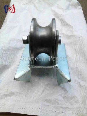 10KN 80mm Pithead Cable Roller Underground Cable Installation Equipment