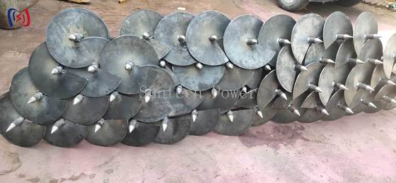 Utility Construction Earth Auger Drill 20KN-100KN Ground Auger For Drill