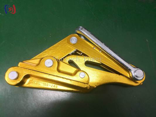 Aluminum Alloy Come Along Clamp 10KN Jaw Opening 1 Inch For Cable Pulling