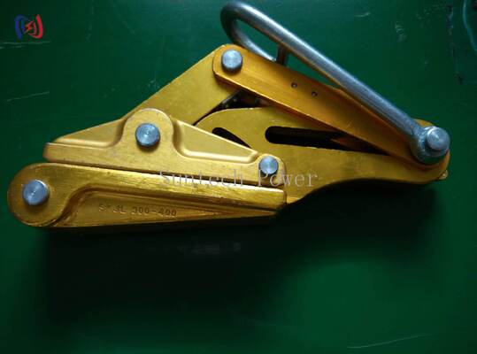 Aluminum Alloy Insulated Conductor Gripper 10-30kN Rated Load Come Along Clamp for Line Stringing