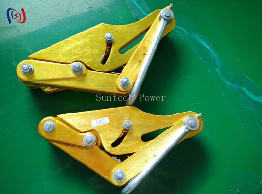Aluminum Alloy Insulated Conductor Gripper 10-30kN Rated Load Come Along Clamp for Line Stringing