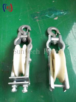 Universal Stringing Block with Dual-Use Hanging or Sitting Installation, Aluminum and Nylon Sheave Options, Lightweight 1.4-3.5 kg Model Range