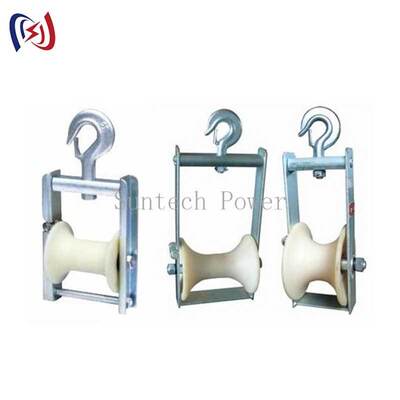 Aerial Cable Stringing Block with 5kN Rated Load for φ80-φ200 Cable Range and Specialist Roller Options