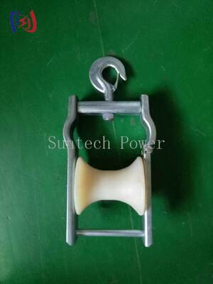 Aerial Cable Stringing Block with 5kN Rated Load for φ80-φ200 Cable Range and Specialist Roller Options