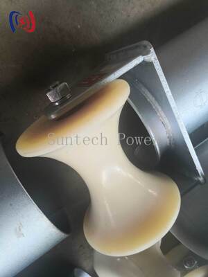 D Series Cable Roller Pulley with 80-200mm Tube Diameter, Single Nylon Sheave, and 4.3-12.8KG Weight for Cable Pulling