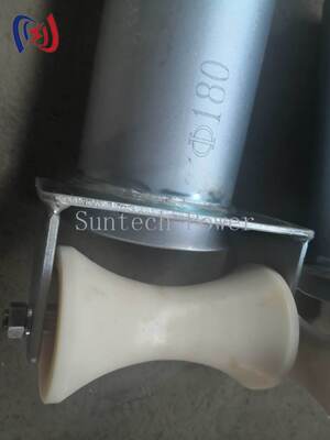 D Series Cable Roller Pulley with 80-200mm Tube Diameter, Single Nylon Sheave, and 4.3-12.8KG Weight for Cable Pulling