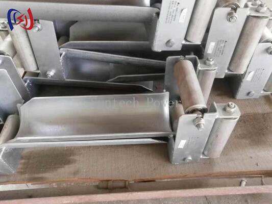 Framed Cable Roller Pulley with 20kN Rated Load for 180mm Max Cable Diameter and Dust-Proof Bearing
