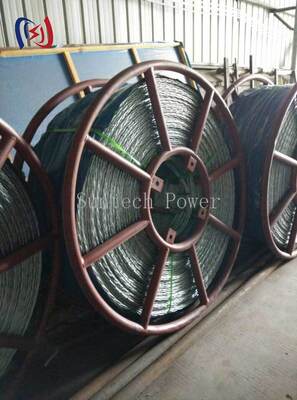 Anti-Twisting 12 Strand Steel Wire Rope with 1960 MPa Galvanized Steel for Mechanical Pulling