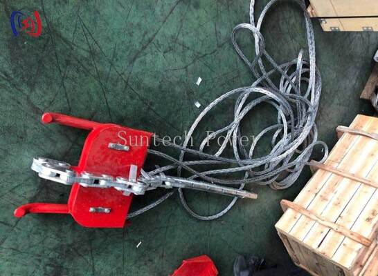 Three Bundle Conductor Head Board with 100-180kN Rated Load for 100-110mm Sheave Width and 114-142kg Weight