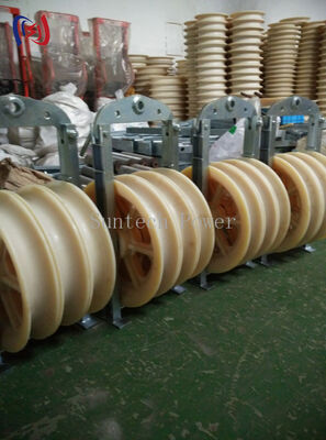 508mm Diameter Stringing Block for ACSR400 Conductor with 20-60kN Rated Load