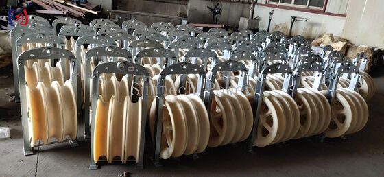 508mm Diameter Stringing Block for ACSR400 Conductor with 20-60kN Rated Load