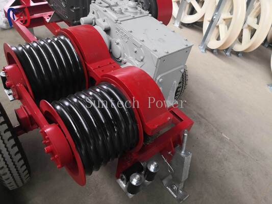 Double Drum Winch 6.3-9kW with 2000-3600RPM for Cable Laying and Diesel or Gasoline Engine Options