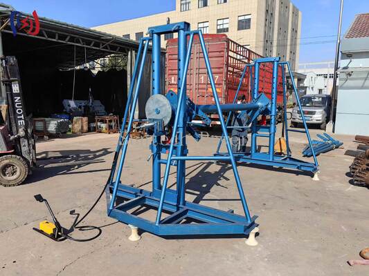 Hydraulic Cable Reel Stand with 50KN Rated Load for 2400mm Diameter Cable Drum Handling