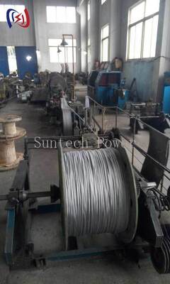 Anti-Twisting Braided Steel Rope 12 Strand 9-42mm Galvanized for Power Line Stringing