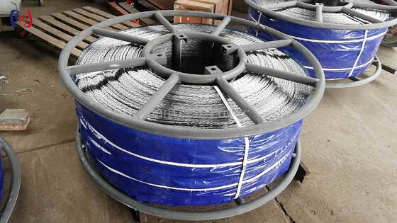 Anti-Twisting Braided Steel Rope 12 Strand 9-42mm Galvanized for Power Line Stringing