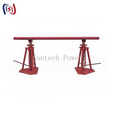 Hydraulic Column Type Cable Reel Stand with 30-500KN Rated Load and Adjustable Height for Cable Drum Release