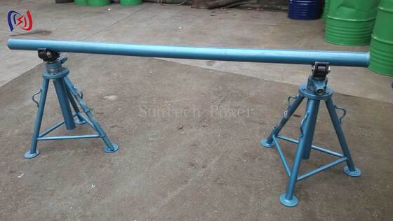 Cable Reel Stand with 10-50KN Rated Load and Height Adjustment Range for Cable Drum Release