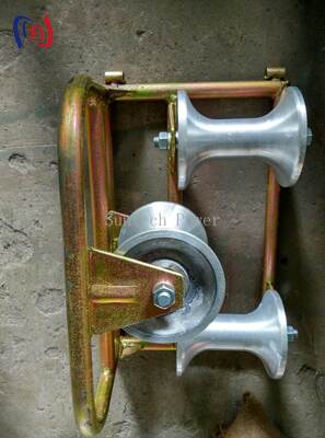 Corner Cable Roller 120-200mm for Cable Direction Change with 10KN Rated Load