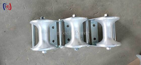 Cable Pithead Roller with 10KN Rated Load and Φ150 Max Cable Diameter for Pithead Transition Guide